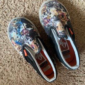 Dog Print Toddler Vans